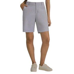 Matty M Women's Size S Light Blue Cotton Blend Bermuda Shorts